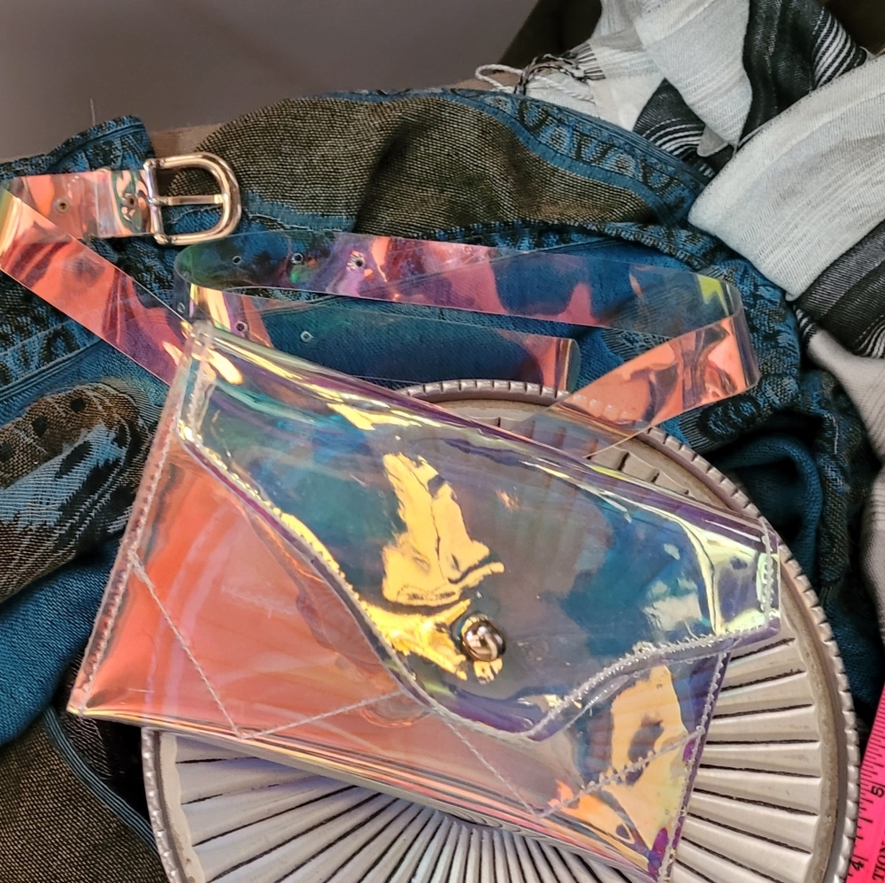 🥂🌟Transparent metallic fanny pack - Picture 2 of 8